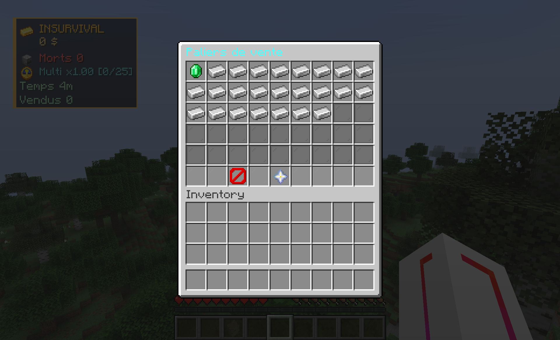 Menu multiplicateur